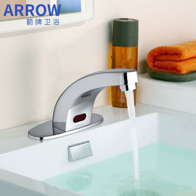 Modern Infrared Sensor Faucet with Ceramic Valve Core and Brass Main Body for Single Hole Mount