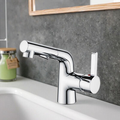 ARROW Modern Single Hole Deck Mounted Basin Mixer Faucet with 5 Year Warranty Ceramic Valve Core and Neopert Aerator