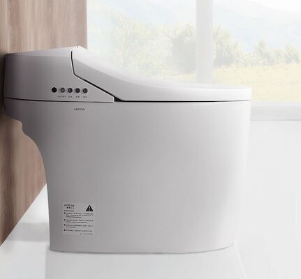 ARROW Brand Ceramic Smart Toilet with Siphon Jet Flushing Self-cleaning Glaze and Buttocks Washing Function