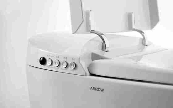 Arrow Brand Ceramic Smart Toilet with Heated Seat Concealed Tank and Soft Close Floor Mounted WC
