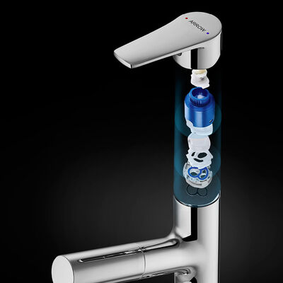 ARROW Modern Single Hole Zinc Alloy Ceramic Valve Core Basin Mixer Faucet with 5-Year Warranty and Neopert Aerator