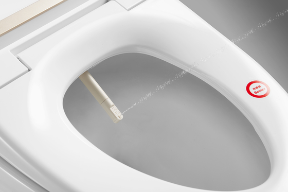 Air Dry Functional Modern Smart Toilet , Siphonic Self Heating Toilet Seat