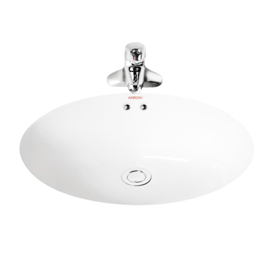 ARROW AP406AE Under Counter Basin , Oval Round Modern Vanity Basin