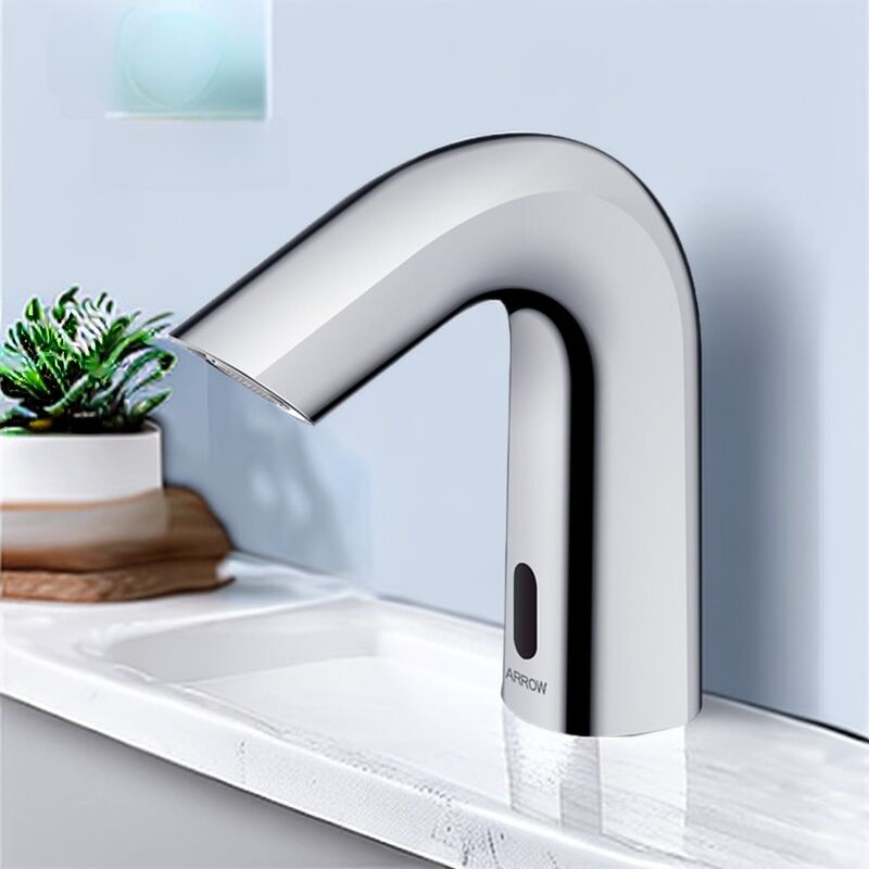 ARROW Modern Single-Handle Brass Basin Mixer Faucet with Ceramic Valve Core and Smart Sensor Design for Deck Mounted Single Hole Installation