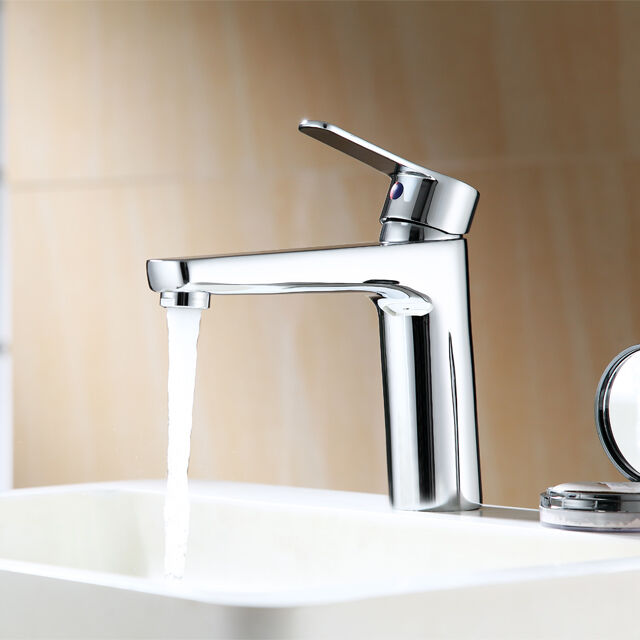 ARROW Modern Single Hole Brass Basin Mixer Faucet with 5 Year Warranty Ceramic Cartridge and Chrome Finish