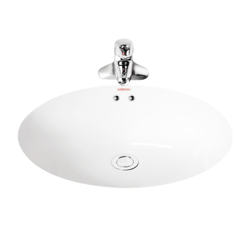 ARROW AP406AE Under Counter Basin , Oval Round Modern Vanity Basin
